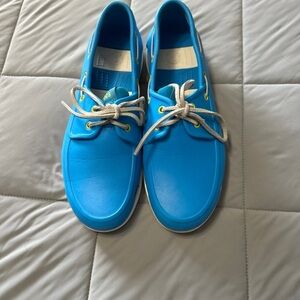 CROCS Blue Boat Shoes